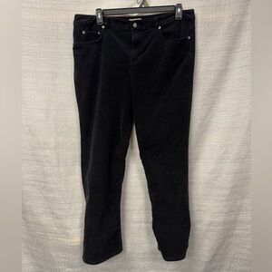 Jones New York Women's Classic Black Straight Leg Jeans